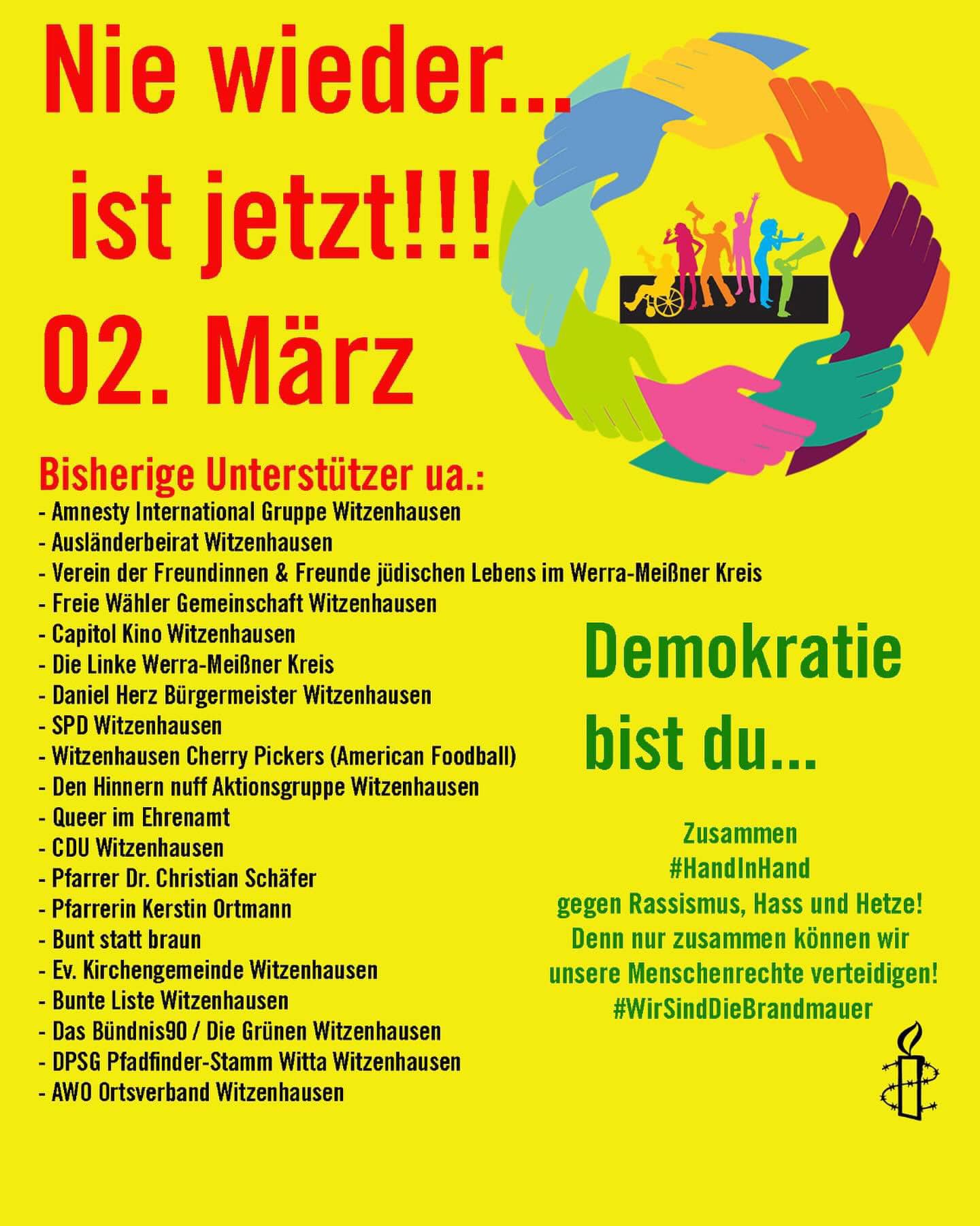 Demonstartion - Nie wieder... ist jetzt!!!